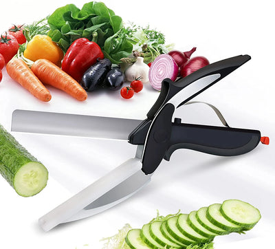 CLEVER CUTTER - 2 IN 1 KITCHEN KNIFE
