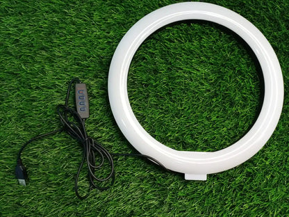 New Ring Light 26cm / 10 inch Ring Fill Light 3 Color Modes With Dimmable