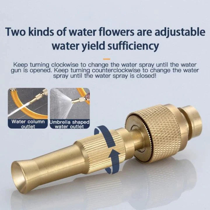 Adjustable High-Pressure Water Nozzle